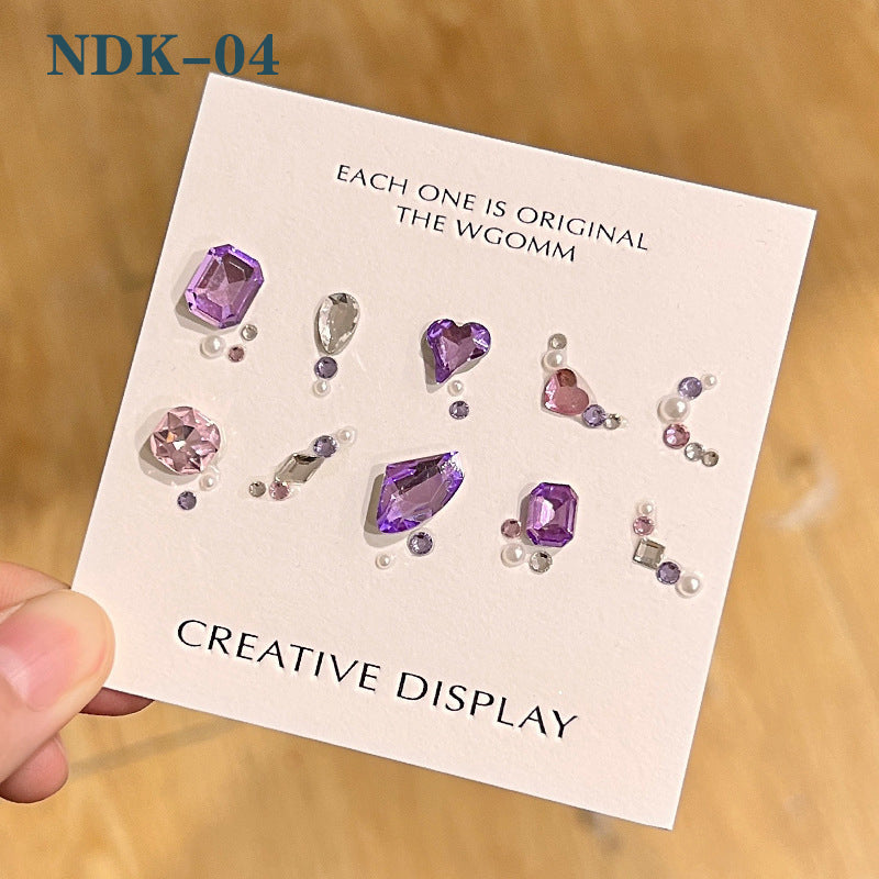 Nail DIY Designed Rhinestone Nail Gem Kit for Nail Art