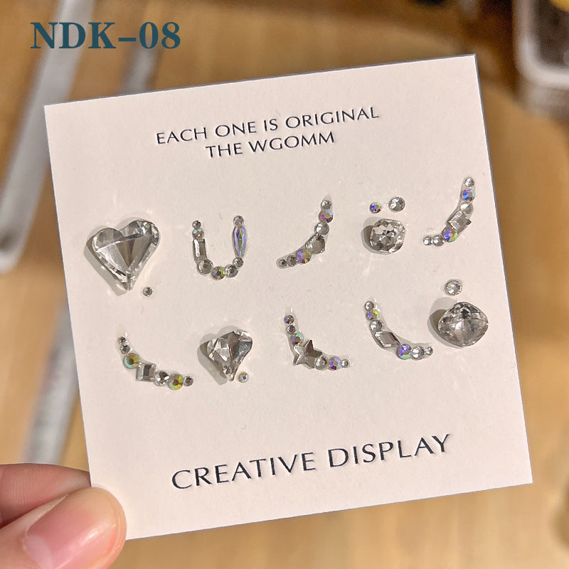 Nail DIY Designed Rhinestone Nail Gem Kit for Nail Art