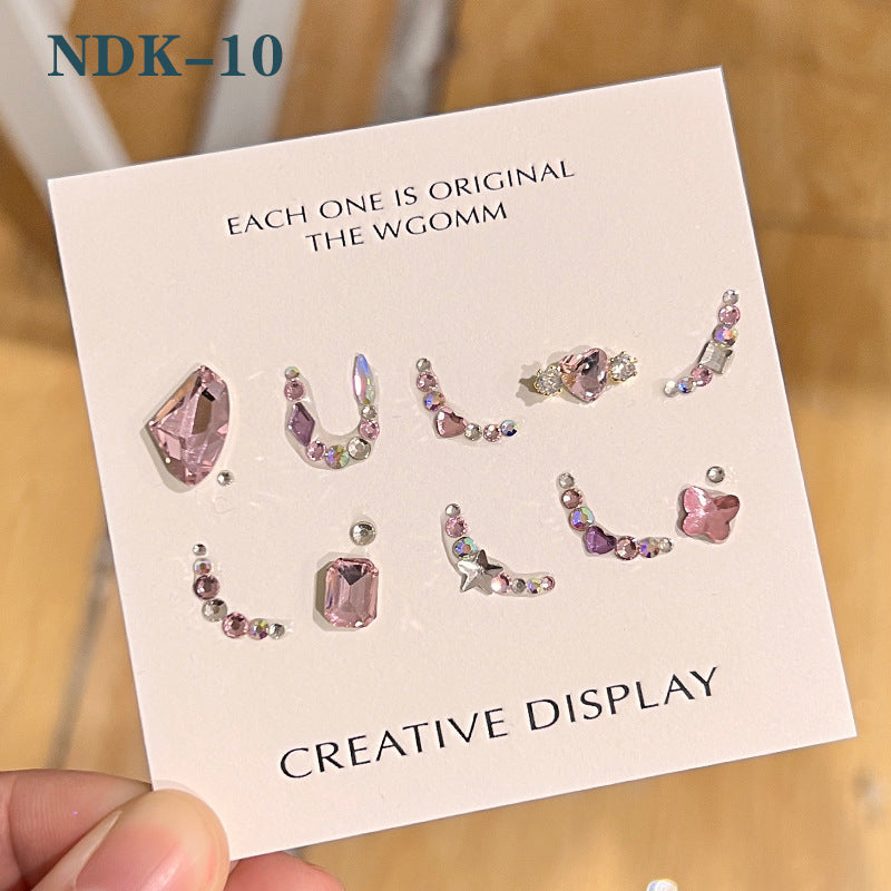 Nail DIY Designed Rhinestone Nail Gem Kit for Nail Art