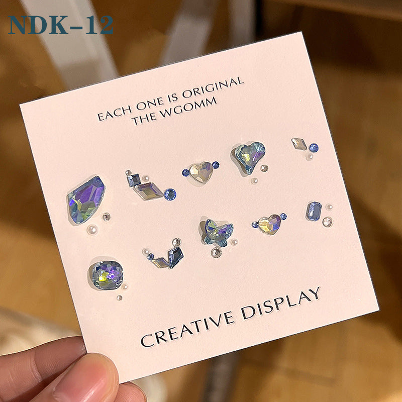 Nail DIY Designed Rhinestone Nail Gem Kit for Nail Art