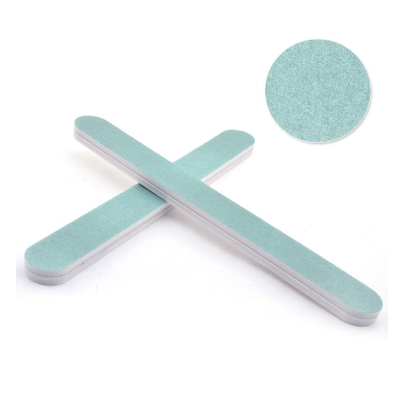 Close-up of coarse side texture for shaping and smoothing nail edges
