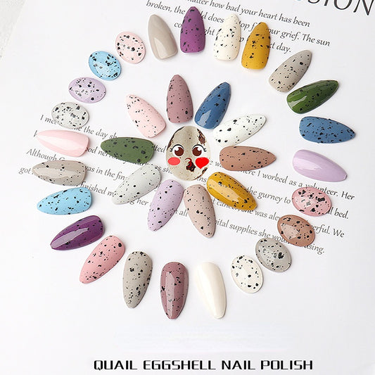 Eggshell Gel Nail Polish Varnish UV Gel