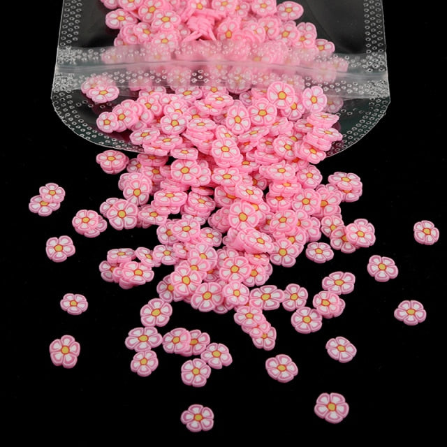 3D White Flower Nail Art Charm Decoration Decals Nail Art Gem