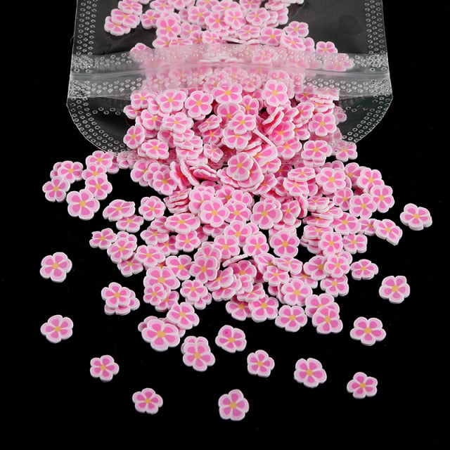 3D White Flower Nail Art Charm Decoration Decals Nail Art Gem