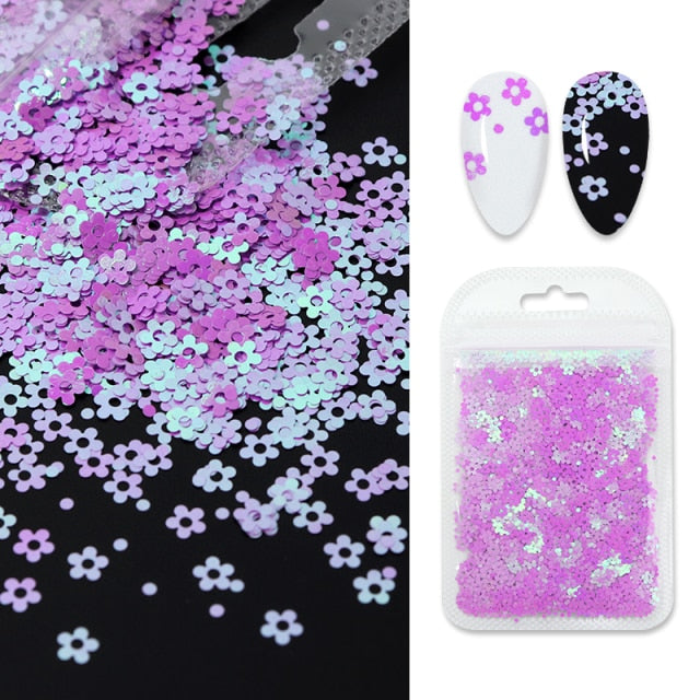 3D White Flower Nail Art Charm Decoration Decals Nail Art Gem